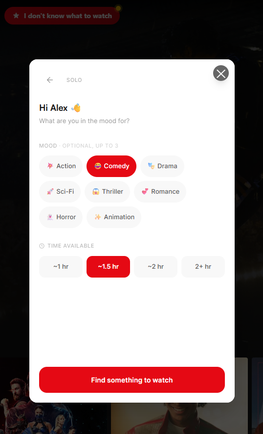 Flinix solo mode screenshot